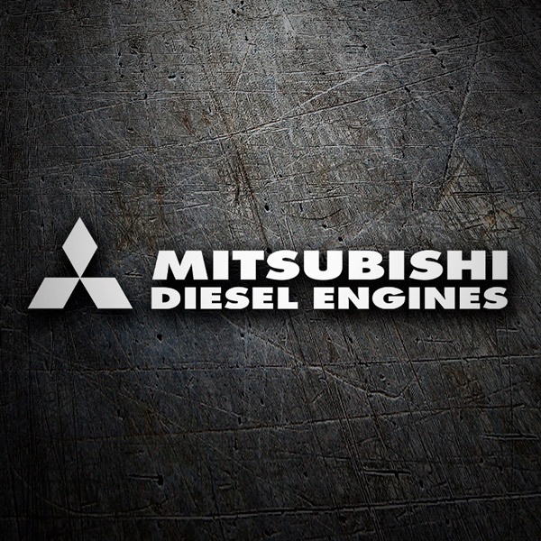 Autocollants: Moteurs Diesel Mitsubishi