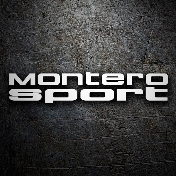 Autocollants: Montero Sport