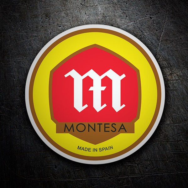 Autocollants: Logo Montesa rouge 1