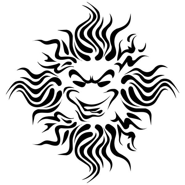 Autocollants: Silhouette de L&eacute;on en de Corte