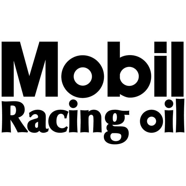 Autocollants: Mobil Racing Oil