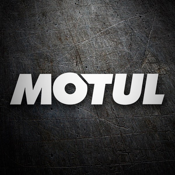 Autocollants: MOTUL en Majuscules et Style Corporatif