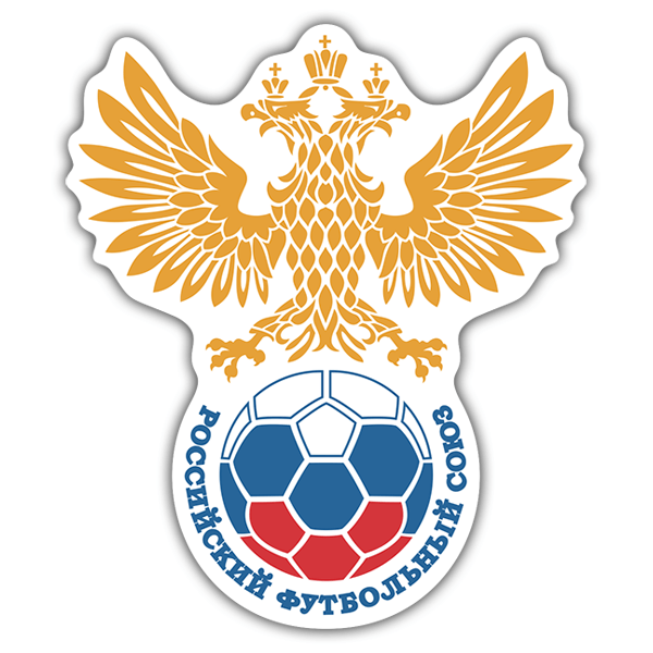 Stickers muraux: Russie - Bouclier de football