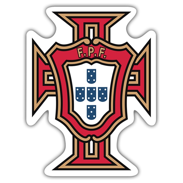 Autocollants: Portugal - Bouclier de football