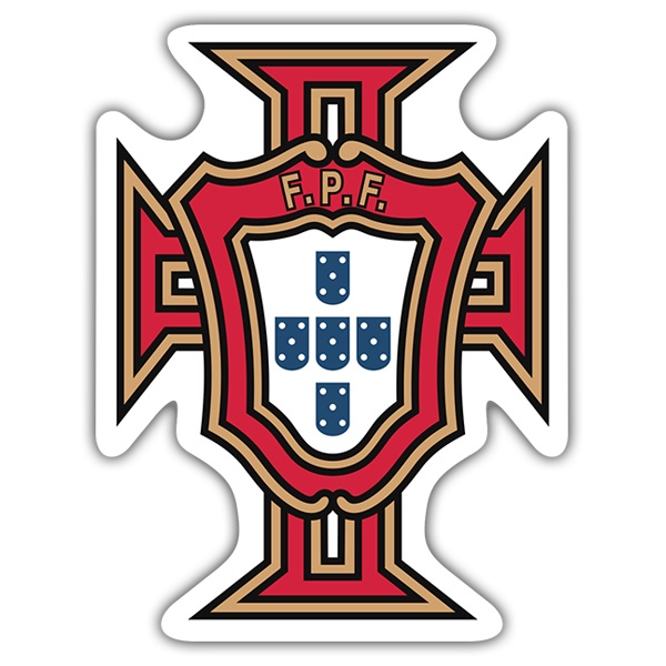 Autocollants: Portugal - Bouclier de football