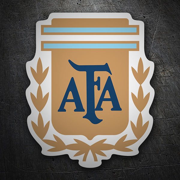 Autocollants: Argentine - Bouclier de football 1