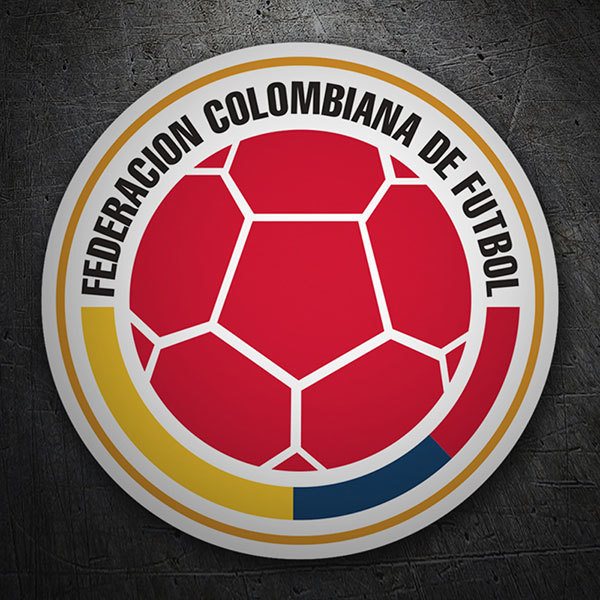 Autocollants: Colombie - Bouclier de football