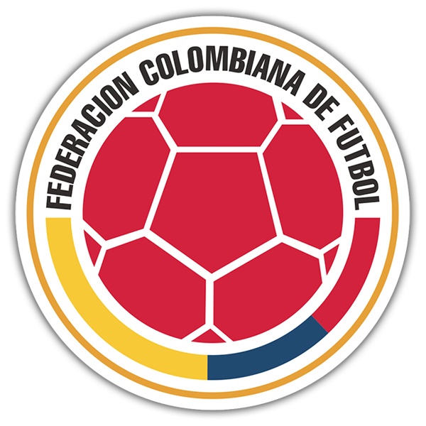 Autocollants: Colombie - Bouclier de football