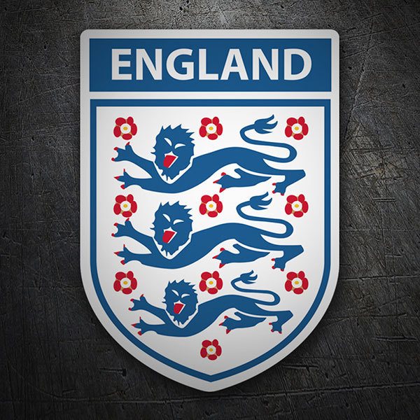 Autocollants: Angleterre - Bouclier de football