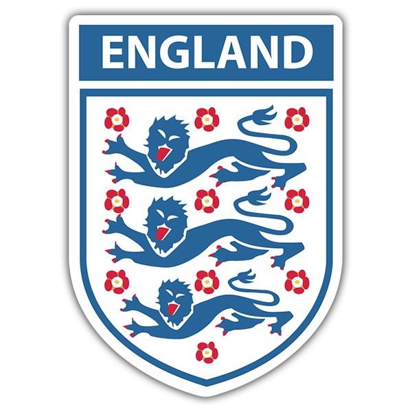 Autocollants: Angleterre - Bouclier de football