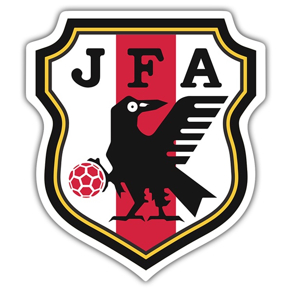 Autocollants: Japon - Bouclier de football