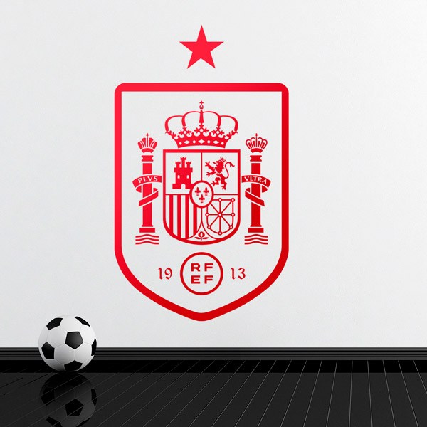 Stickers muraux: Bouclier de l équipe nationale espagnole 2022