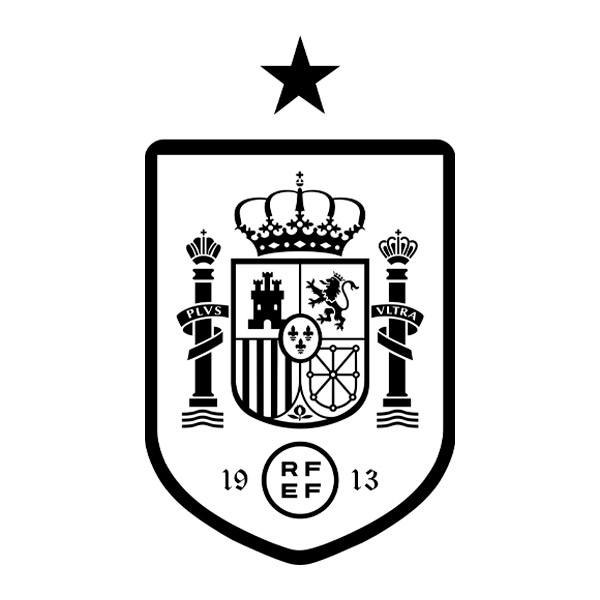 Stickers muraux: Bouclier de l équipe nationale espagnole 2022