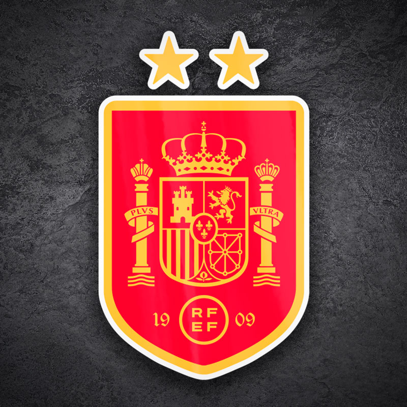 Autocollants: Espagne - Bouclier de football