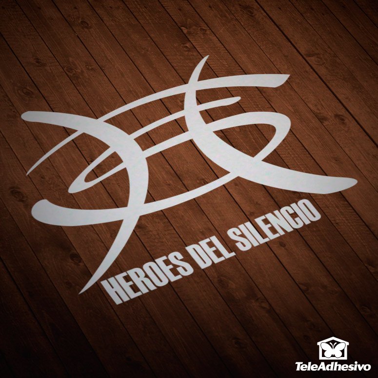 Autocollants: Heroes del silencio