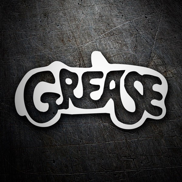 Autocollants: GREASE en Estilo Vintage