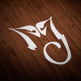 Autocollants: Initiales M et J de Michael Jackson 2