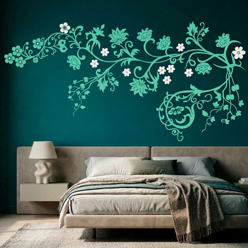 Branche fleurie d&eacute;corative 15
