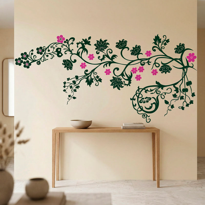 Branche fleurie d&eacute;corative 16