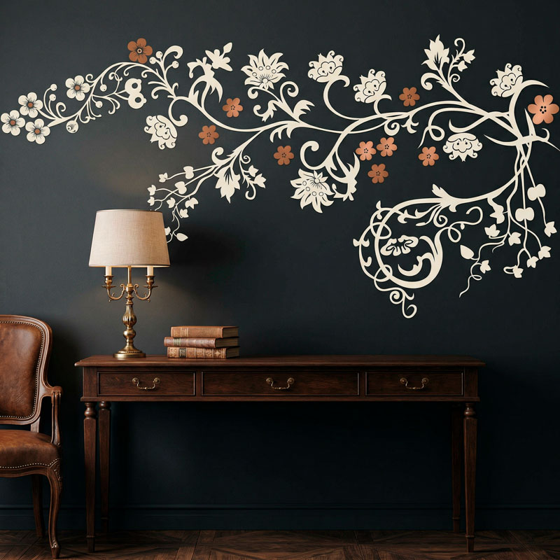 Branche fleurie d&eacute;corative 3