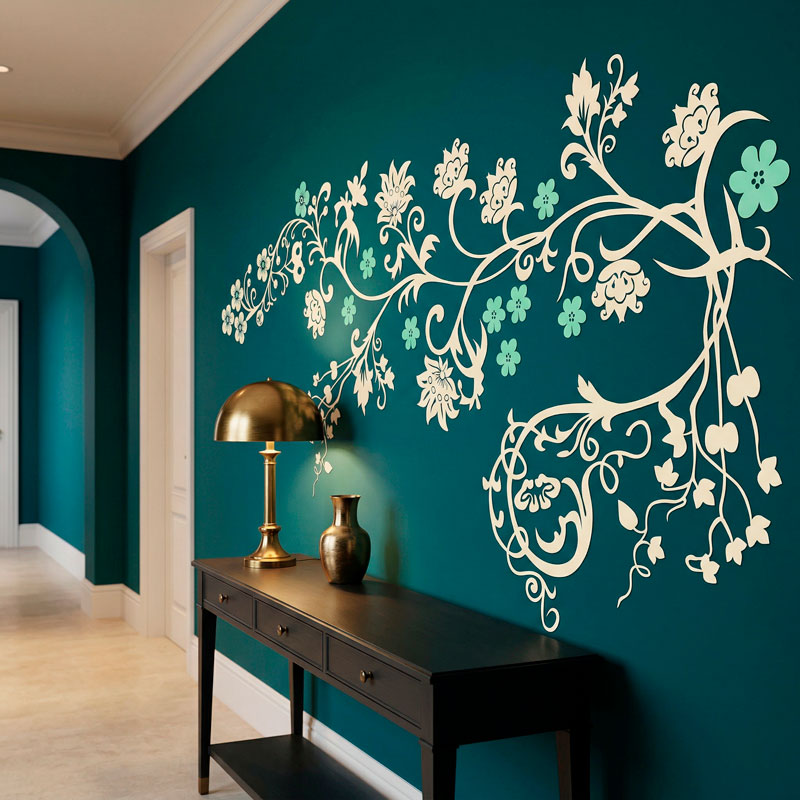Branche fleurie d&eacute;corative 4