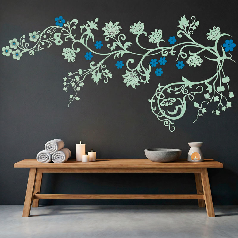 Branche fleurie d&eacute;corative 5