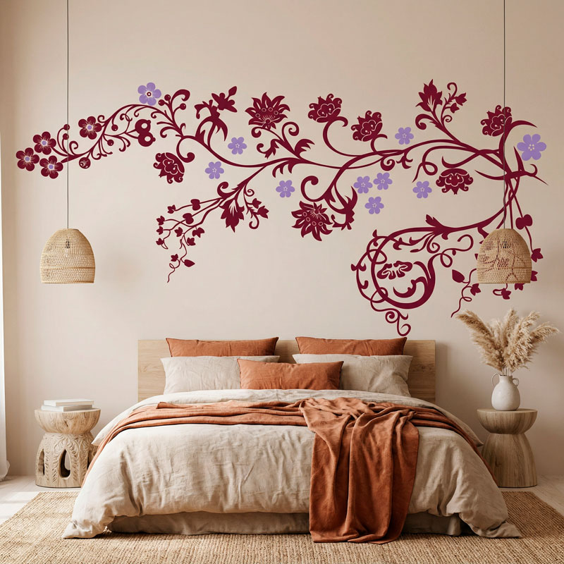Branche fleurie d&eacute;corative 6