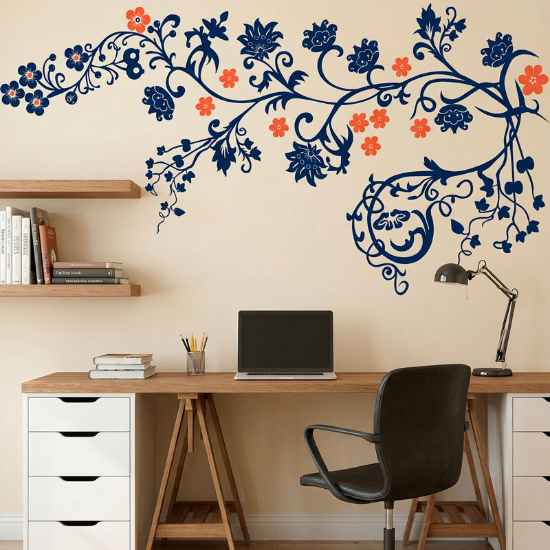 Branche fleurie d&eacute;corative 7