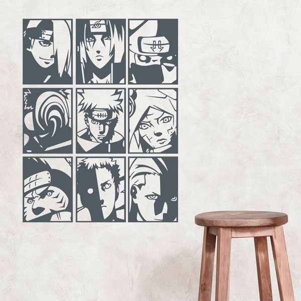 Stickers pour enfants: Naruto Caractères