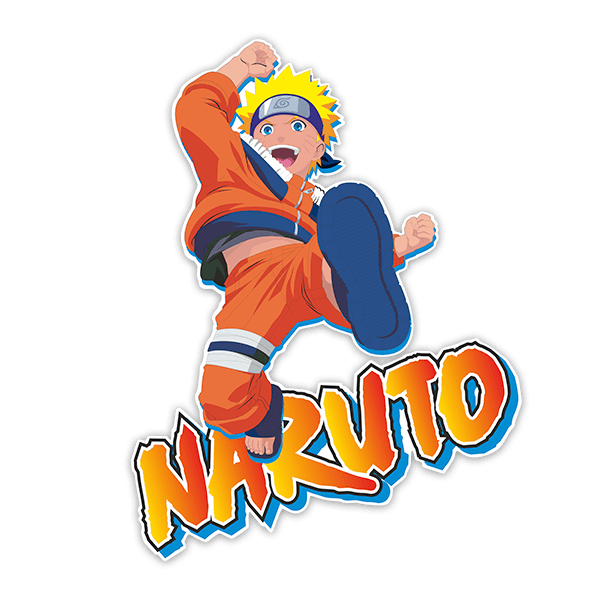 Stickers pour enfants: Naruto Saut 0