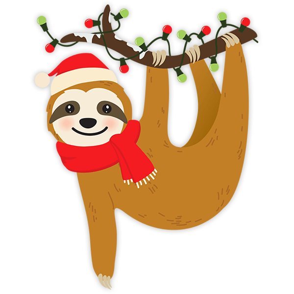 Stickers muraux: Paresse de Noël