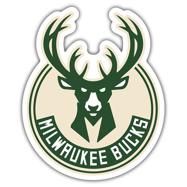 Autocollants: NBA - Milwaukee Bucks Bouclier