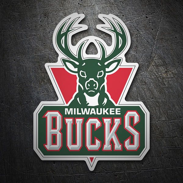 Autocollants: NBA - Milwaukee Bucks vieux bouclier