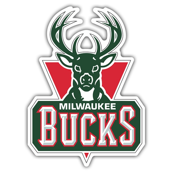 Autocollants: Milwaukee Bucks vieux bouclier