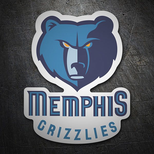 Autocollants: NBA - Memphis Grizzlies bouclier 1
