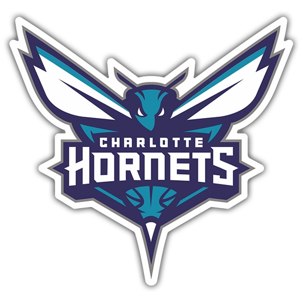 Autocollants: NBA - Charlotte Hornets bouclier