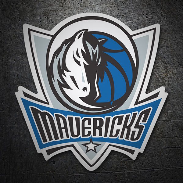 Autocollants: NBA - Dallas Mavericks bouclier 1