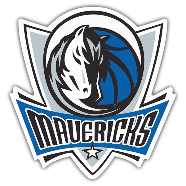 Autocollants: NBA - Dallas Mavericks bouclier