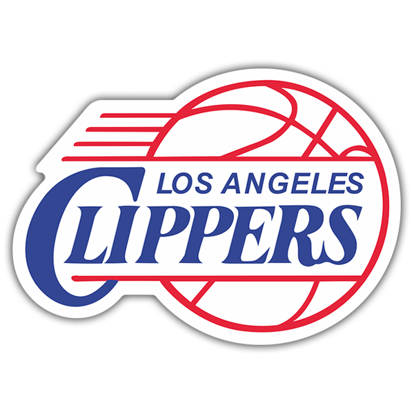 Autocollants: NBA - Los Angeles Clippers vieux bouclier 0