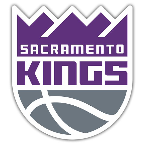 Autocollants: NBA - Sacramento Kings Bouclier 0