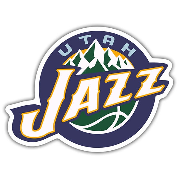 Autocollants: NBA - Utah Jazz vieux bouclier