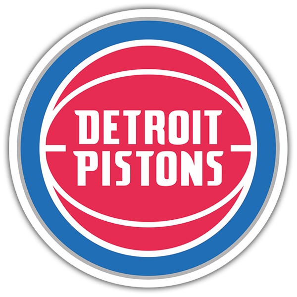 Autocollants: NBA - Detroit Pistons bouclier