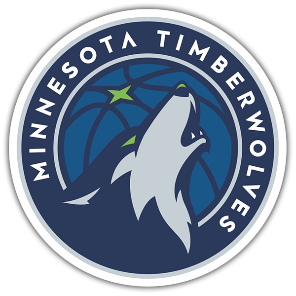 Autocollants: NBA - Minnesota Timberwolves bouclier