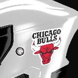 Autocollants: NBA - Chicago Bulls bouclier 6