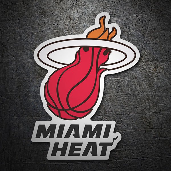 Autocollants: NBA - Miami Heat bouclier 1
