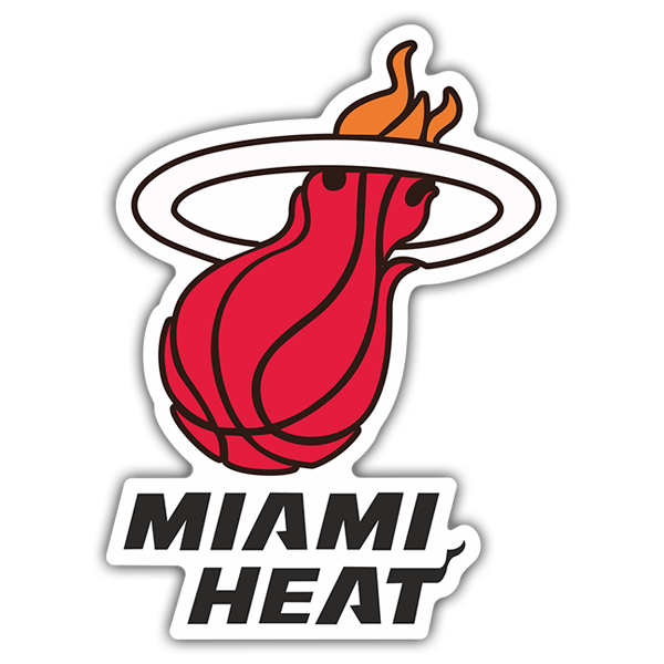 Autocollants: NBA - Miami Heat bouclier