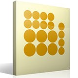 Stickers muraux: Kit de 18 cercles 4