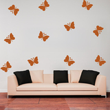 Stickers muraux: Kit de 10 papillons Ceiba 2