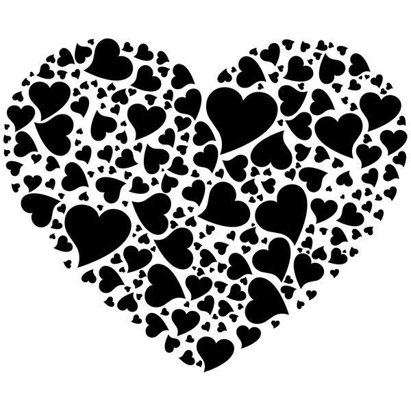 Stickers muraux: Coeur de coeur