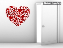 Stickers muraux: Coeur de coeur 2